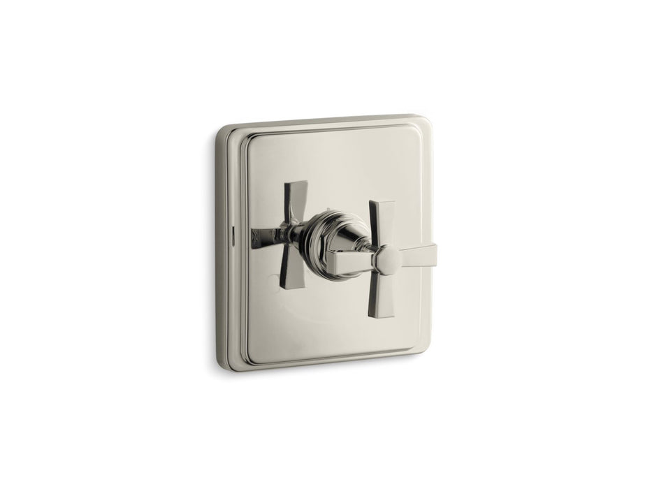 KOHLER K-T13173-3A Pinstripe Pure MasterShower temperature control valve trim with Lever handle