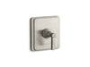 KOHLER K-T13173-4A Pinstripe MasterShower temperature control valve trim with Lever handle