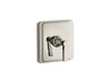 KOHLER K-T13173-4A Pinstripe MasterShower temperature control valve trim with Lever handle