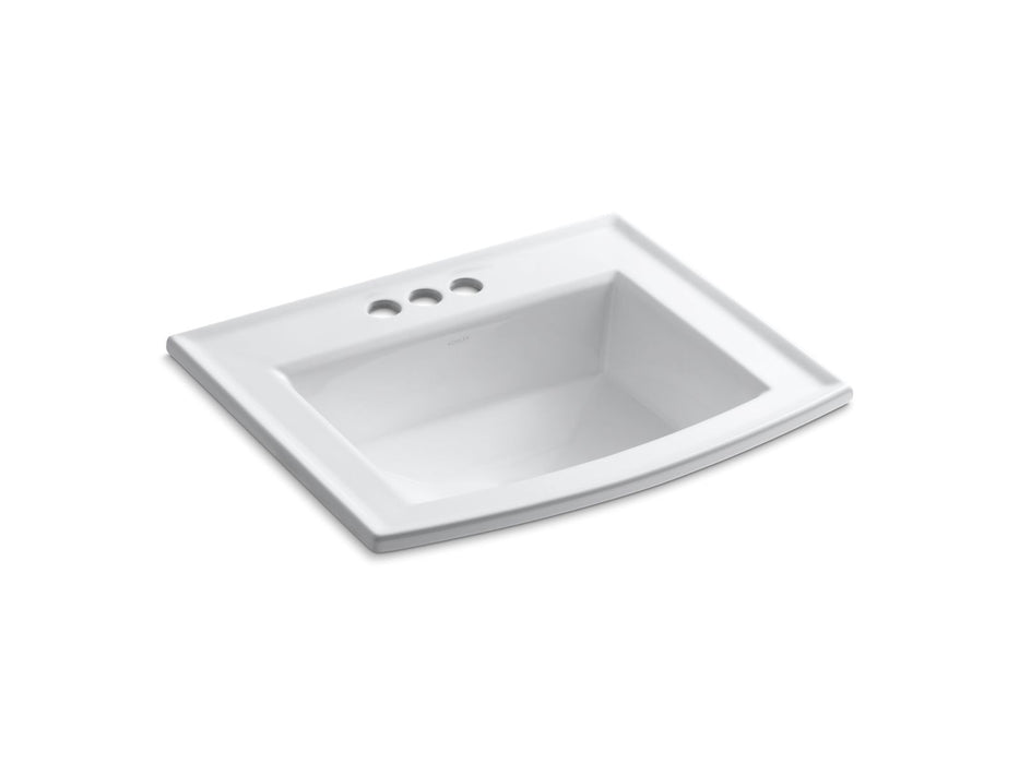 KOHLER Archer 22-3/4" rectangular drop-in bathroom sink