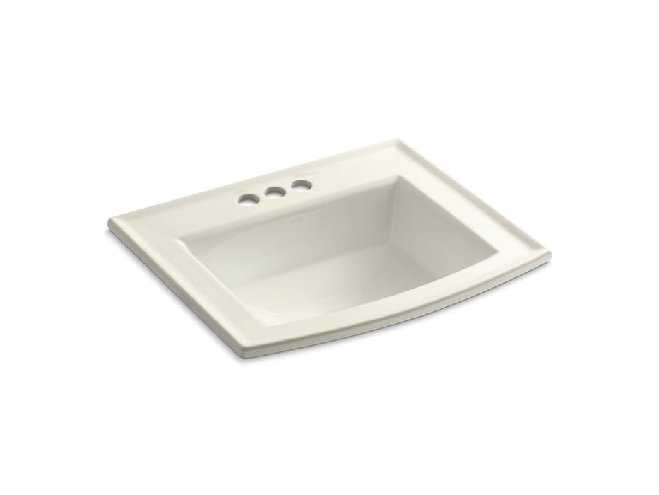 KOHLER Archer 22-3/4" rectangular drop-in bathroom sink