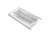 KOHLER K-1257-LW Mariposa 72" x 36" alcove whirlpool bath with Bask heated surface, left drain