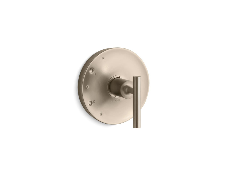 KOHLER Purist Rite-Temp valve trim with lever handle