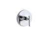 KOHLER Purist MasterShower temperature control valve trim with lever handle