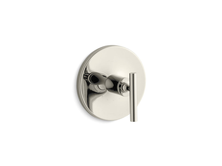KOHLER Purist MasterShower temperature control valve trim with lever handle