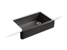 Load image into Gallery viewer, KOHLER K-6489 Whitehaven 35-3/4&amp;quot; undermount single-bowl farmhouse kitchen sink
