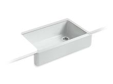 Load image into Gallery viewer, KOHLER K-6489 Whitehaven 35-3/4&amp;quot; undermount single-bowl farmhouse kitchen sink
