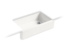 Load image into Gallery viewer, KOHLER K-6489 Whitehaven 35-3/4&amp;quot; undermount single-bowl farmhouse kitchen sink
