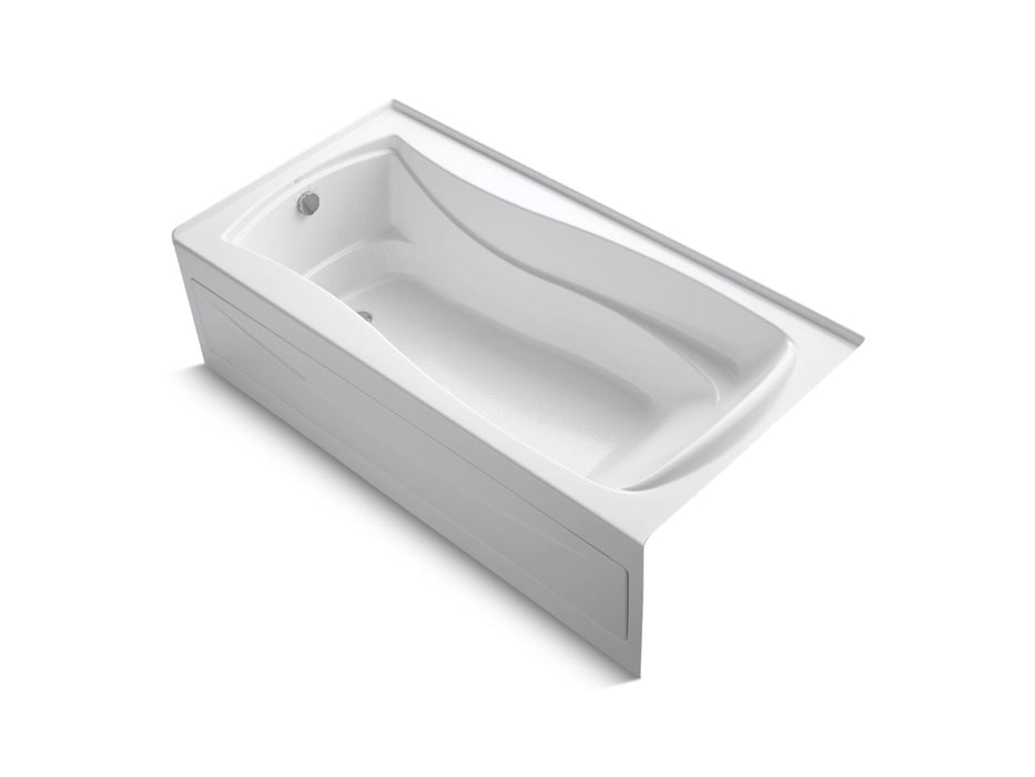 KOHLER Mariposa 72" x 36" alcove Heated BubbleMassage air bath with Bask heated surface, left drain