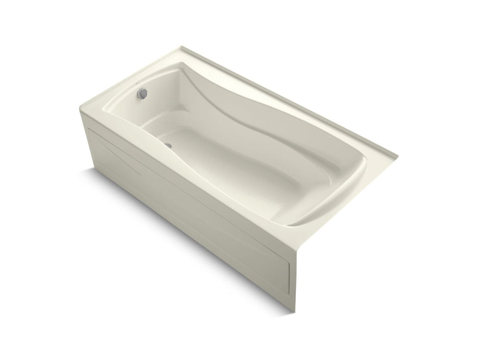 KOHLER Mariposa 72" x 36" alcove Heated BubbleMassage air bath with Bask heated surface, left drain