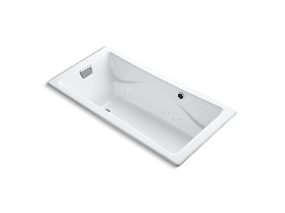 KOHLER Tea-for-Two 71-3/4" x 36" drop-in Heated BubbleMassage air bath