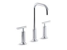 Load image into Gallery viewer, KOHLER K-14408-4 Purist Widespread bathroom sink faucet with Lever handles, 1.2 gpm
