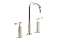 Load image into Gallery viewer, KOHLER K-14408-4 Purist Widespread bathroom sink faucet with Lever handles, 1.2 gpm
