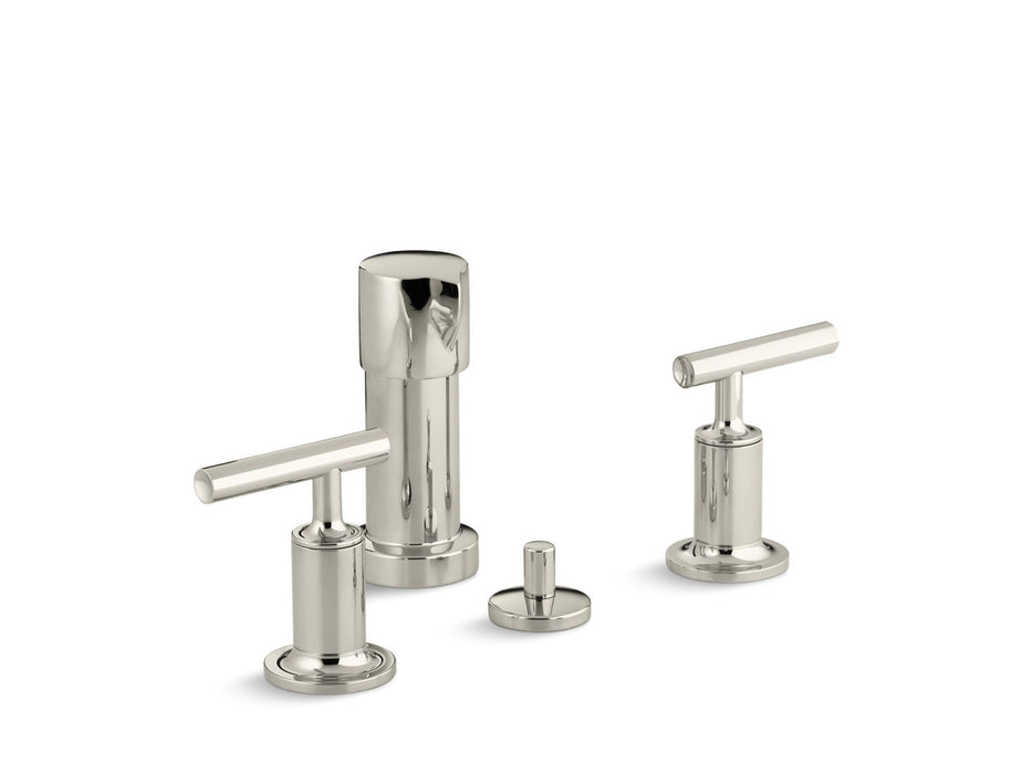 KOHLER Purist Vertical spray bidet faucet with lever handles
