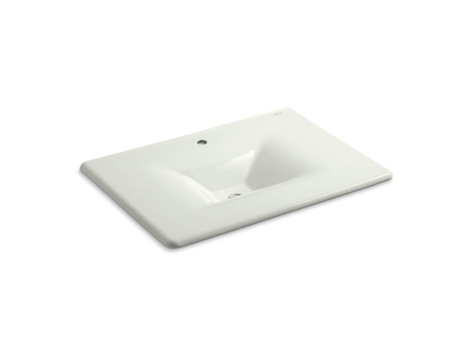 KOHLER K-3049-1 Iron/Impressions 31" Enameled cast iron vanity top with integrated rectangular sink