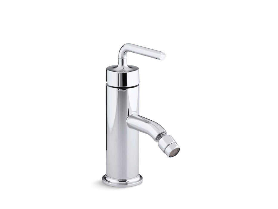 KOHLER Purist Horizontal swivel spray aerator bidet faucet with straight lever handle