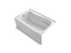 KOHLER K-1239-LA Mariposa 60" x 36" alcove whirlpool, left drain