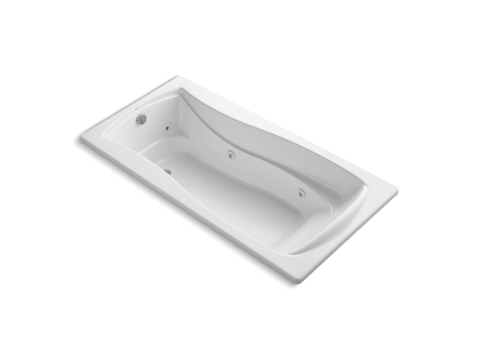 KOHLER K-1257-W1 Mariposa 72" x 36" drop-in whirlpool bath with Bask heated surface
