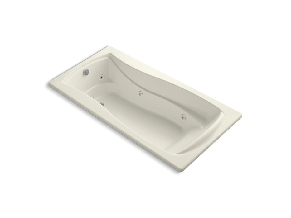 KOHLER K-1257-W1 Mariposa 72" x 36" drop-in whirlpool bath with Bask heated surface