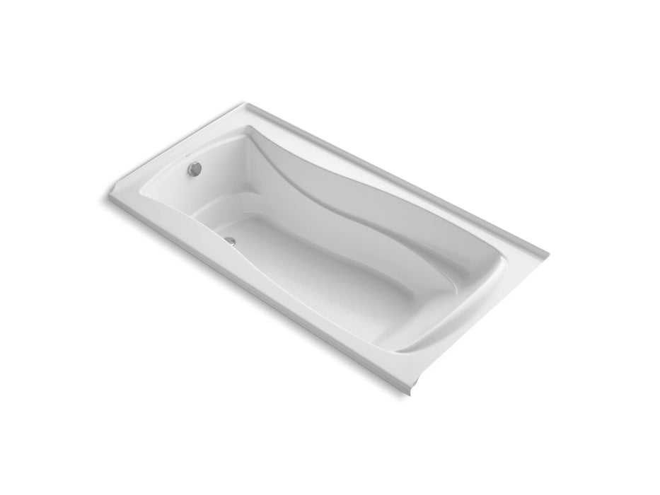 KOHLER K-1257-GHLW Mariposa 72" x 36" alcove Heated BubbleMassage air bath with Bask heated surface, left drain