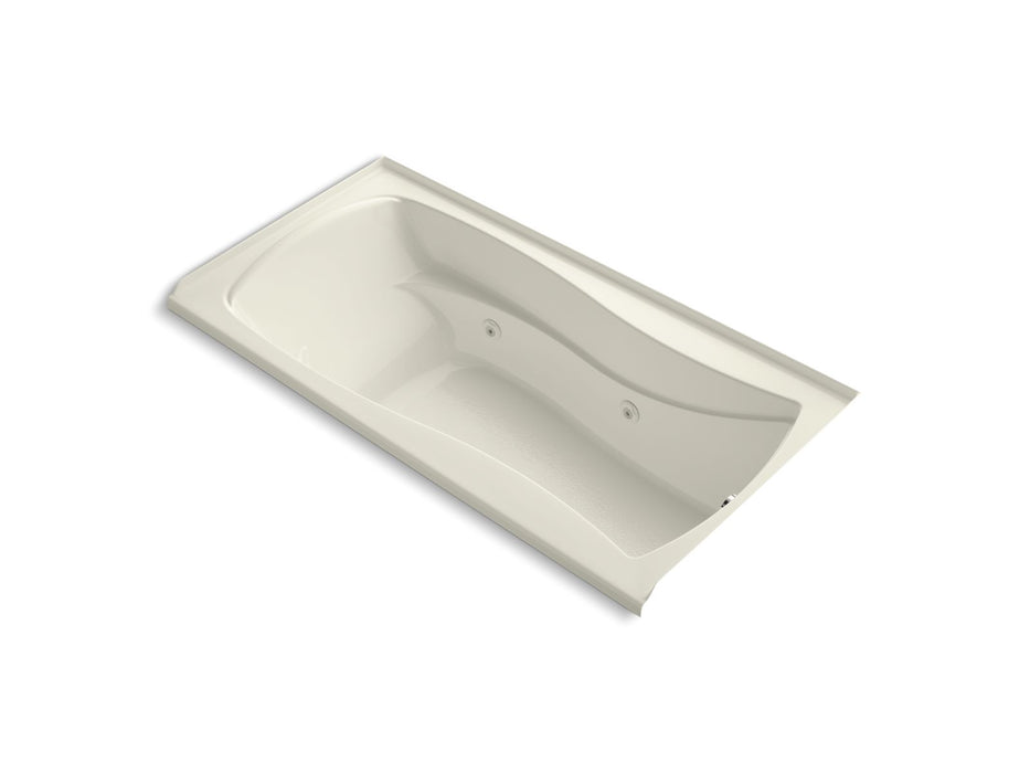 KOHLER K-1257-RW Mariposa 72" x 36" alcove whirlpool bath with Bask heated surface, right drain