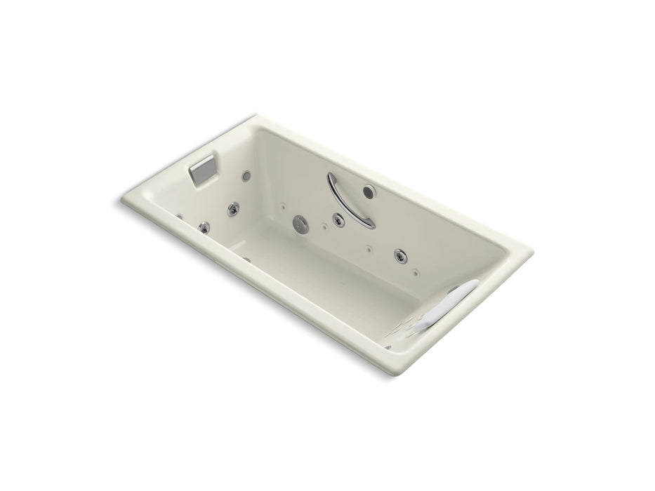 KOHLER K-856-V Tea-for-Two 66" x 36" drop-in Effervescence whirlpool bath