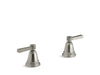 KOHLER K-T13141-4A Pinstripe Pure Deck-mount bath faucet handle trim with Lever design