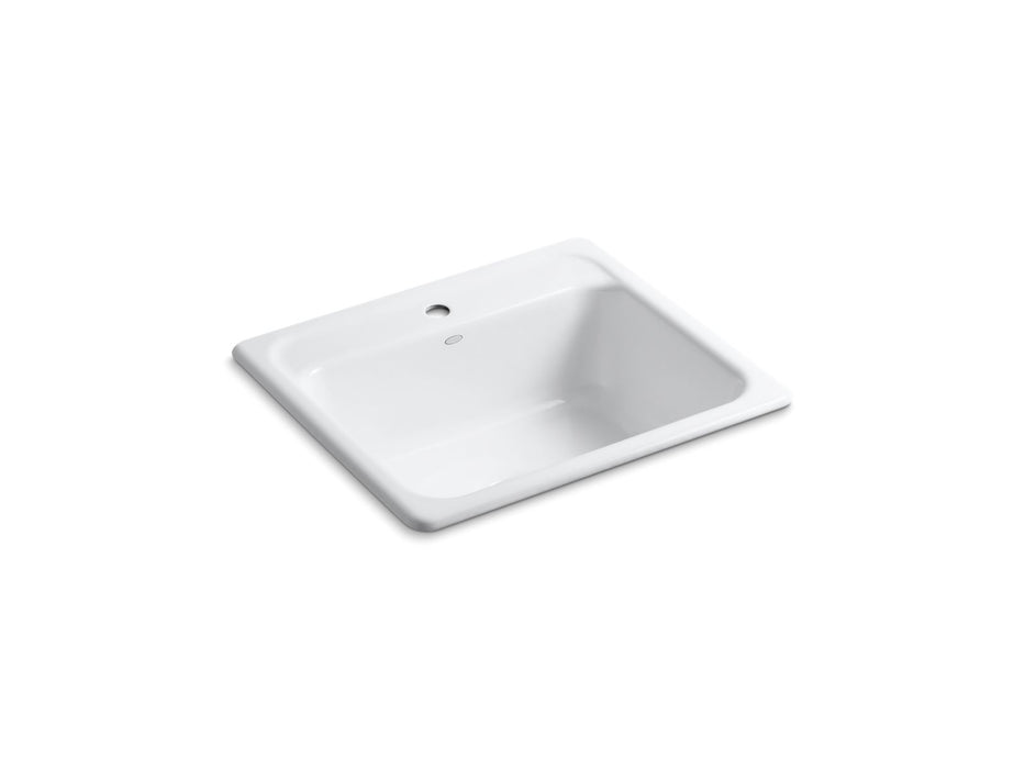 KOHLER K-5964-1 Mayfield 25" top-mount single-bowl kitchen sink