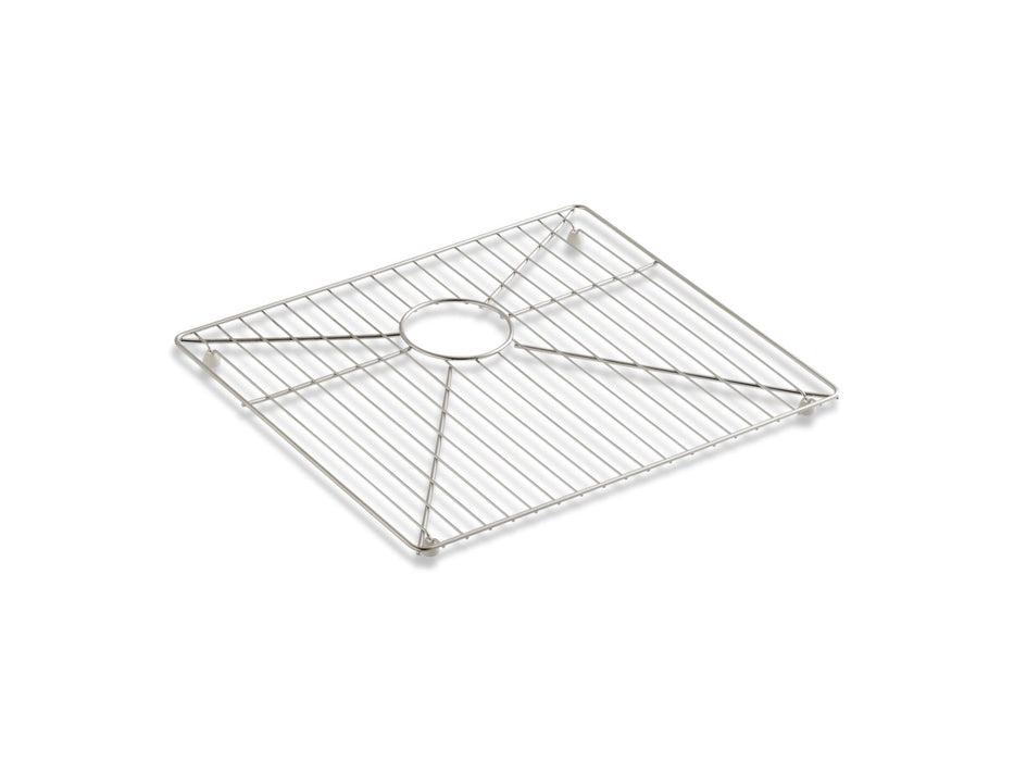 KOHLER K-6476 Vault Strive Stainless steel sink rack, 19-3/16" x 16-11/16" for 36" offset apron-front sink