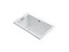 KOHLER Tea-for-Two 66" x 36" drop-in Heated BubbleMassage air bath
