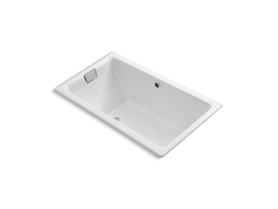 KOHLER Tea-for-Two 66" x 36" drop-in Heated BubbleMassage air bath