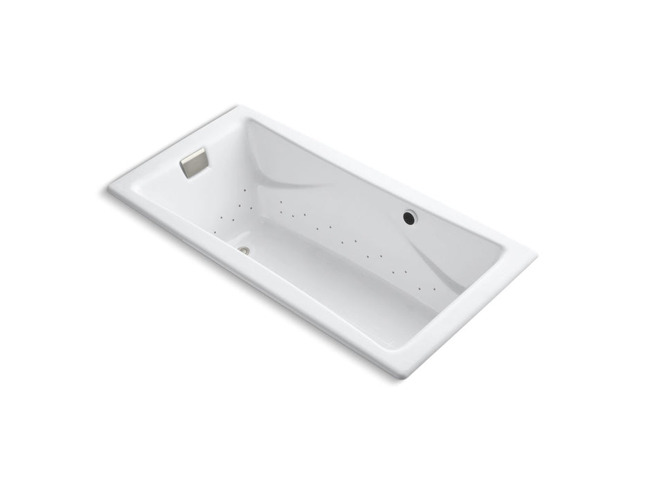 KOHLER Tea-for-Two 71-3/4" x 36" drop-in Heated BubbleMassage air bath