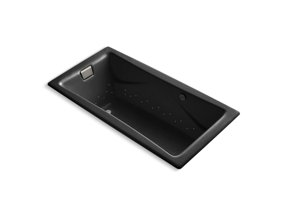 KOHLER Tea-for-Two 71-3/4" x 36" drop-in Heated BubbleMassage air bath