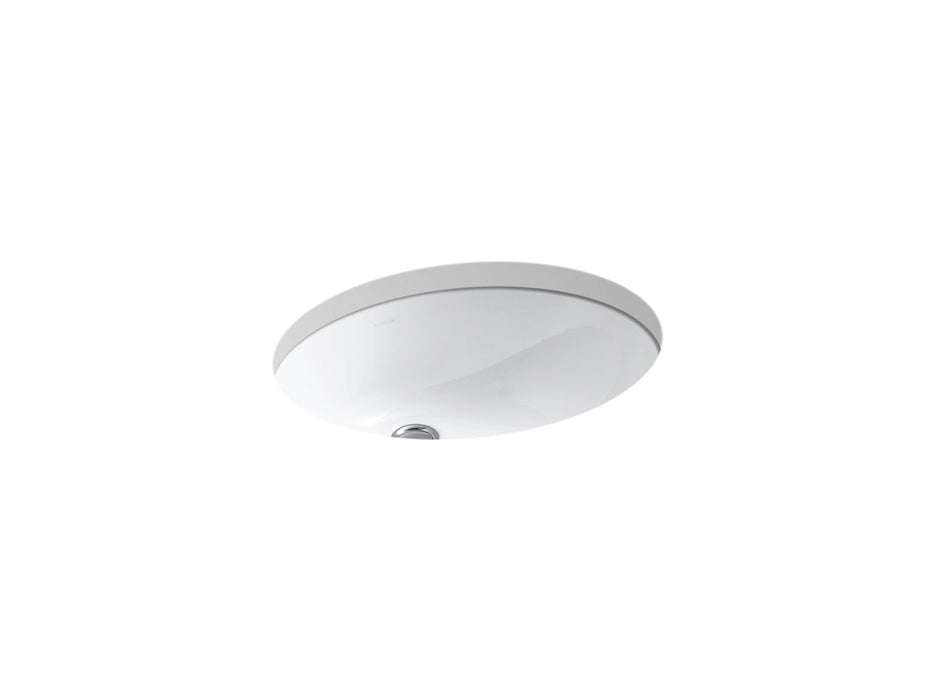 KOHLER K-2210-N Caxton 19-1/4" oval undermount bathroom sink