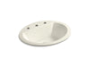 KOHLER Bryant 20-1/4" oval drop-in bathroom sink