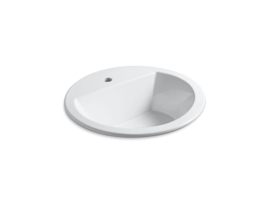 KOHLER K-2714-1 Bryant 19" round drop-in bathroom sink