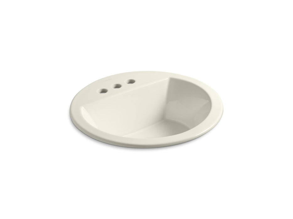 KOHLER K-2714-4 Bryant 19" round drop-in bathroom sink
