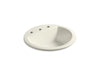 KOHLER K-2714-8 Bryant 19" round drop-in bathroom sink