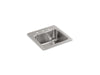 KOHLER Staccato 20" top-mount single-bowl bar sink