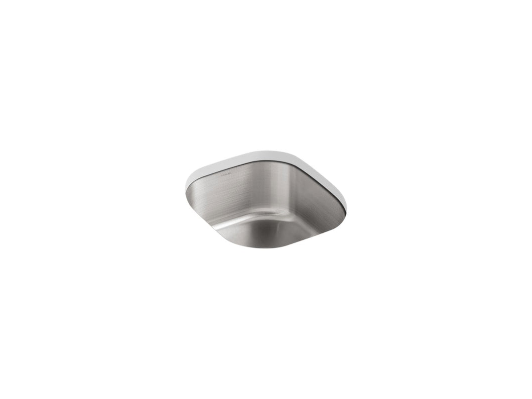 KOHLER K-3336 Undertone 15-1/2" undermount single-bowl kitchen sink