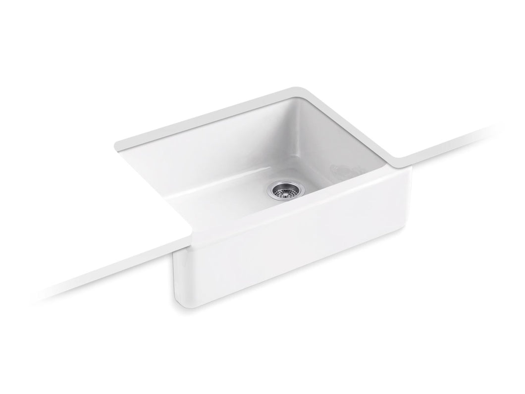 KOHLER K-6487 Whitehaven 29-3/4" undermount single-bowl farmhouse kitchen sink