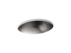 KOHLER K-2608-SU Bachata 20" oval drop-in/undermount bathroom sink, no overflow