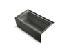 KOHLER K-1122-HR Archer 60" x 32" alcove heated whirlpool bath, right drain
