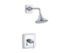 KOHLER Pinstripe Pure Rite-Temp shower trim kit with lever handle, 2.5 gpm