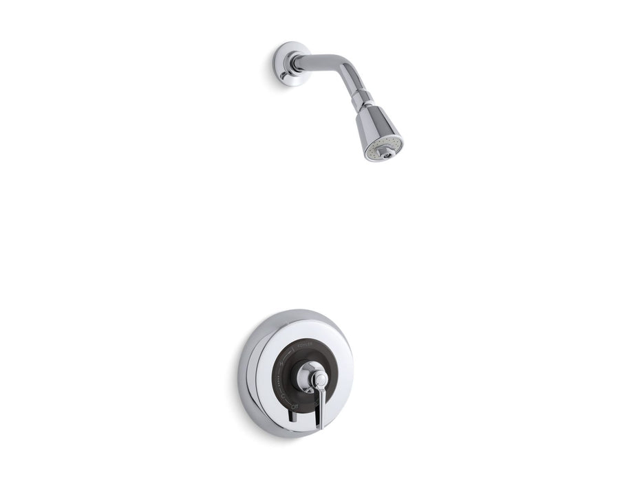 KOHLER K-TS6910-4G Triton Rite-Temp shower valve trim with lever handle and 1.75 gpm showerhead