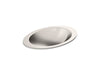KOHLER Rhythm 23-1/4" oval drop-in bathroom sink, no overflow