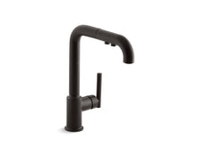 Load image into Gallery viewer, KOHLER K-7505 Purist Pull-out kitchen sink faucet with three-function sprayhead
