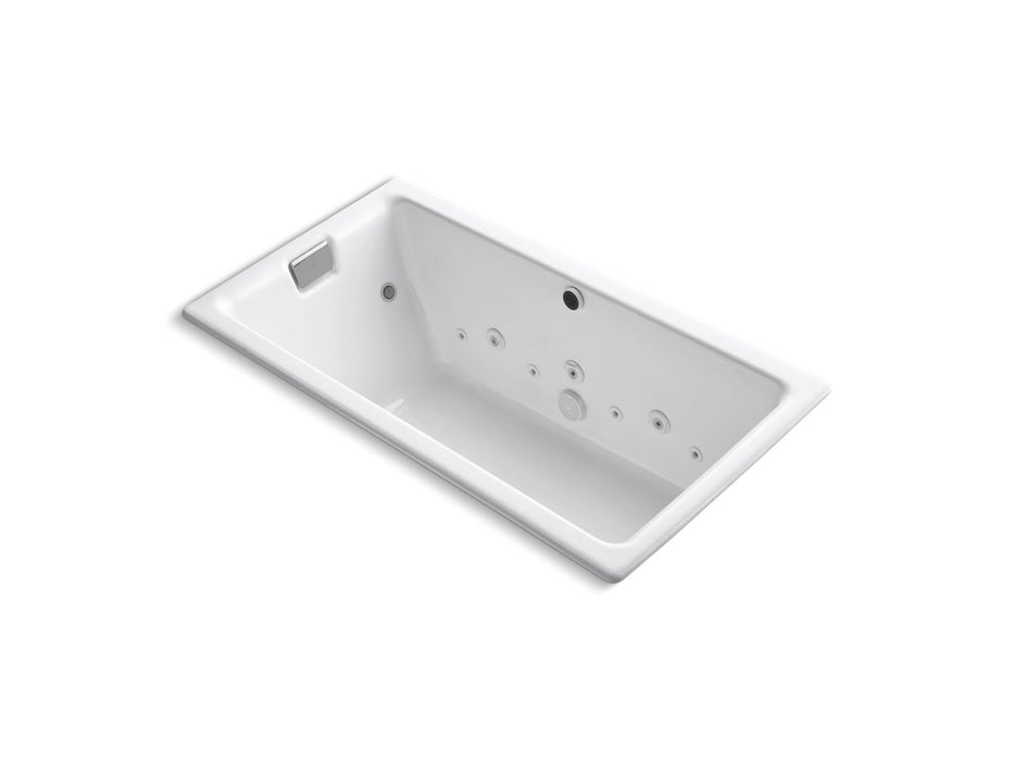 KOHLER K-856-AH Tea-for-Two 66" x 36" drop-in Effervescence whirlpool bath
