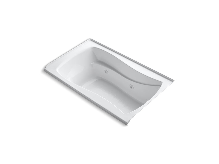 KOHLER Mariposa 60" x 36" alcove heated whirlpool, right drain and heater