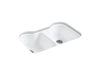 KOHLER Hartland 33" undermount double-bowl kitchen sink